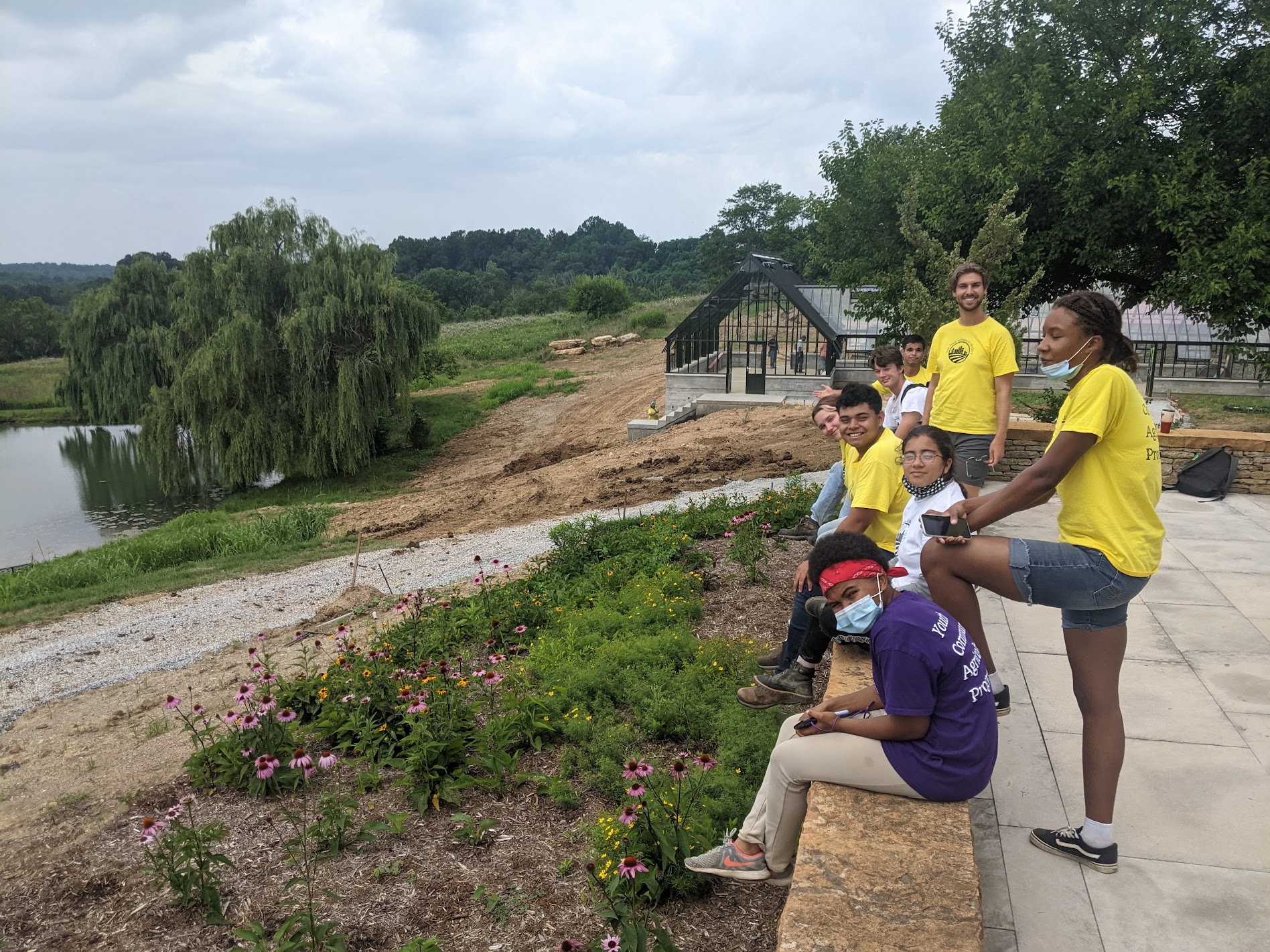Summer 2021 Youth Community Agriculture Program at Ashbourne Farms